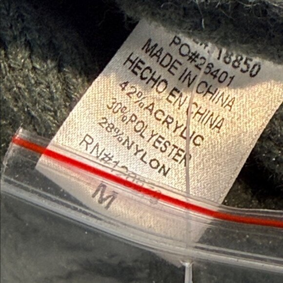 Entro Teal Ribbed Knit Cardigan Size Medium - Picture 9 of 9